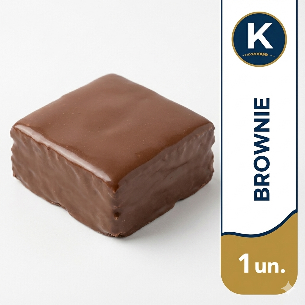 Brownie Kofke Bañado en Chocolate