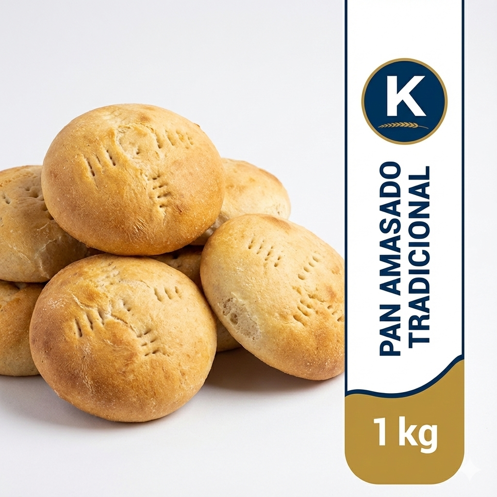 Pan Amasado Tradicional Kofke