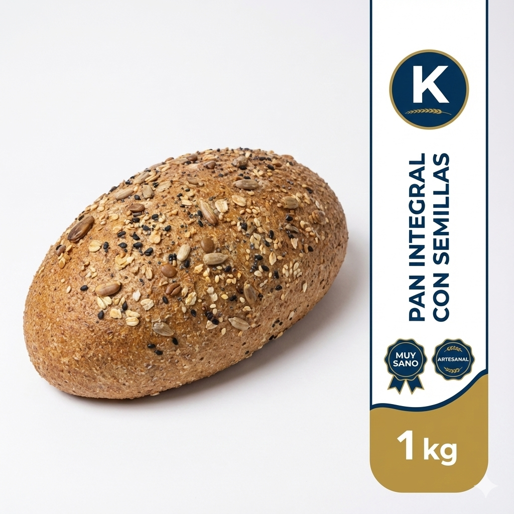 Pan Integral con Semillas Kofke